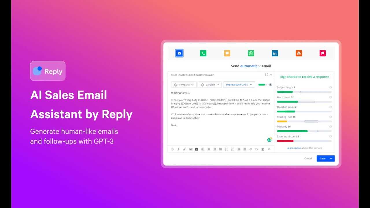 Increase Sales with AI Sales Email Apps by Emailing Back to AI