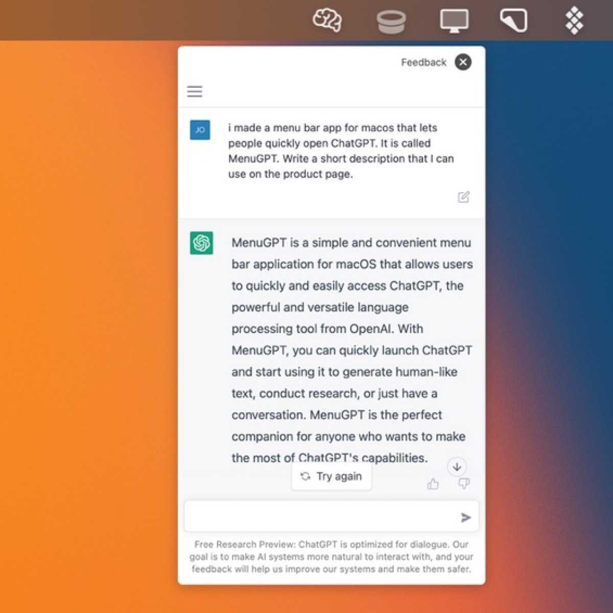 chatgpt &amp; lt; pan &amp; gt; desktop app CATGPT is an innovative AI conversation tool that brings the power of OpenAI's ChatGPT to your computer. With an intuitive interface and advanced features, the desktop app takes the experience of talking to AI to a higher level.