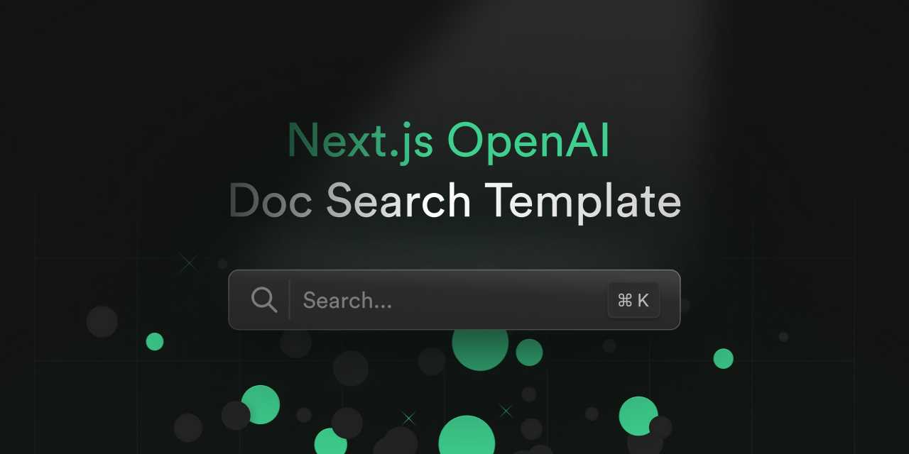 Developing NextJS OpenAI Doc Applications