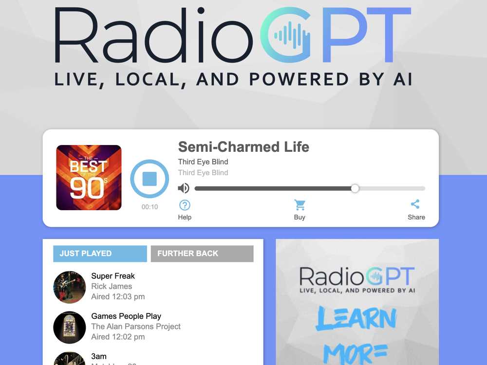 Discover the endless possibilities of the RadioGpt app