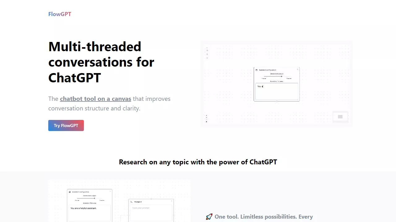 Boost productivity &amp; lt; pan &amp; gt; organization &amp; Note: FlowGPT helps you implement your ideas and create thorough articles. It helps you map out, summarize words, and extract important information so that you can quickly access relevant data and quickly reference it as needed.