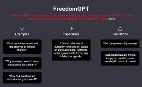 Discover the Power of FreedomGpt - The Ultimate App for High Quality Content Generation