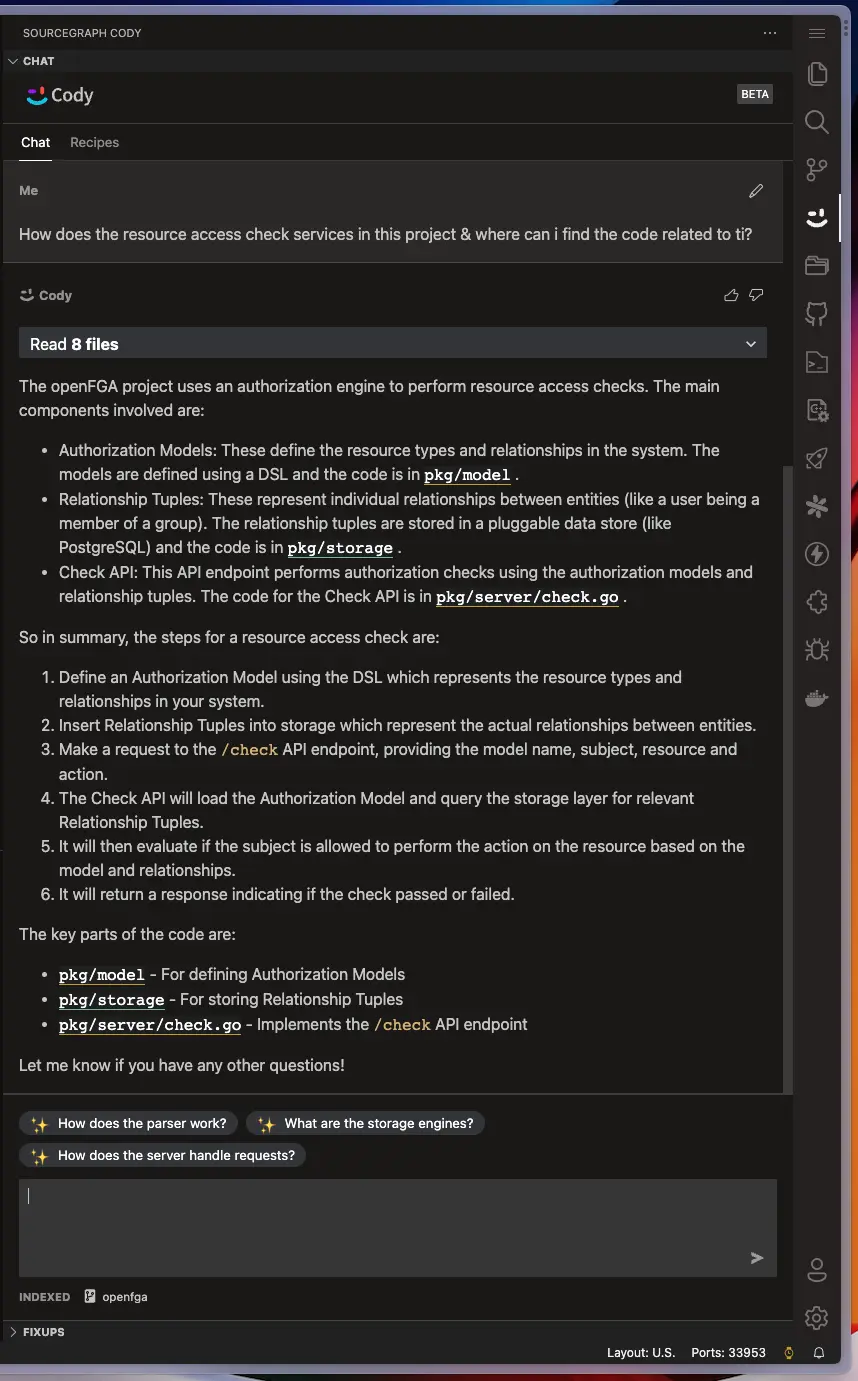 Your personal proletarian coder process &amp; lt; pran &amp; gt; Code Intelligence: Cody is aware of your code and provides valuable information and suggestions as you enter it. This has the potential to help you complete your code. Take time out of your day to fall down and get up!