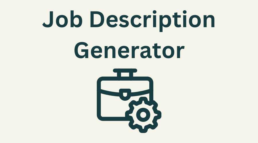 Advantages of Using the Workspace Job Description Generator Application