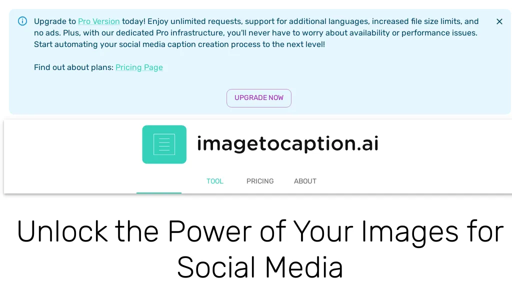 Get accurate captions for images in the Imageocaption app