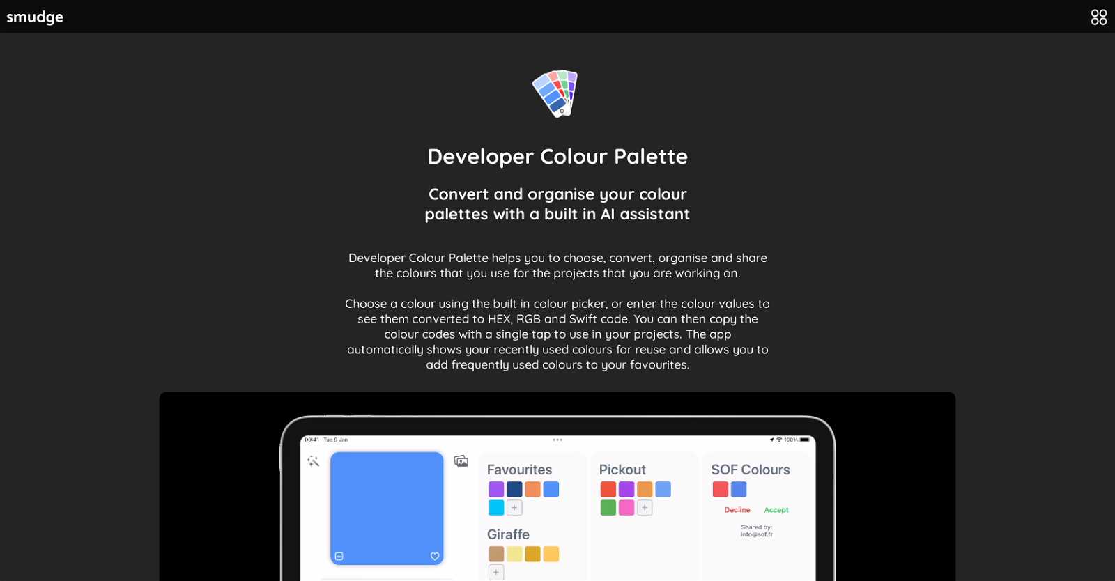 GPT3 Color Palette App - Simulate Beautiful Color Palettes with AI