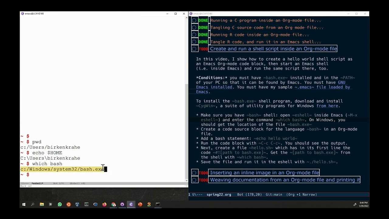 Penel Rescement Engineering Introduction to EMACS Applications