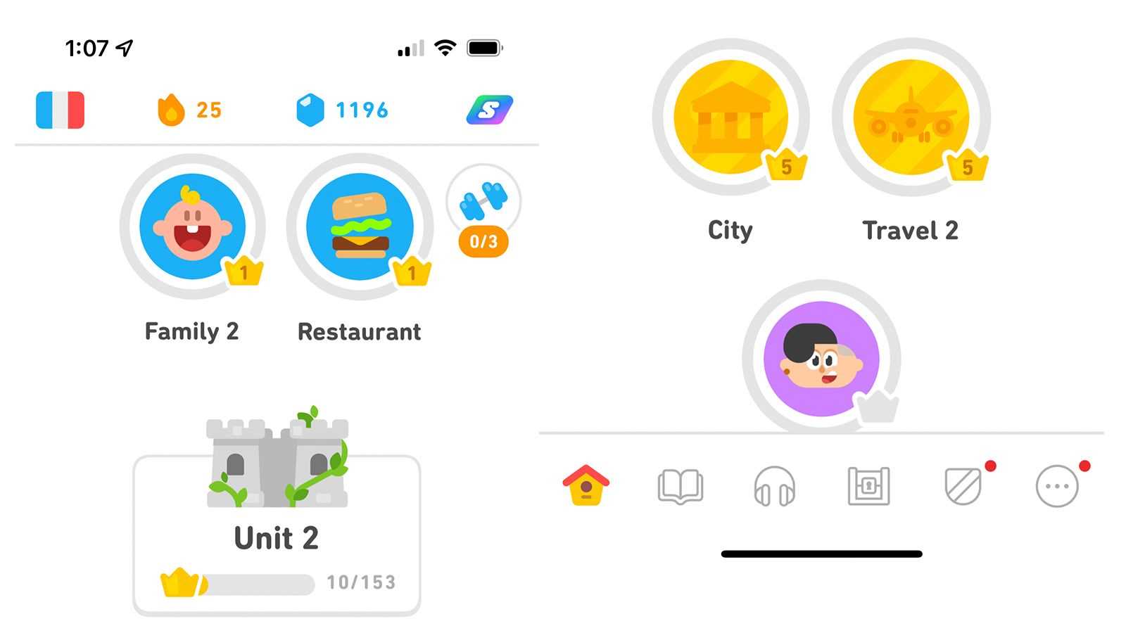 Whether you are a beginner looking to learn the basics or an advanced learner looking to literally customize your skills, Duolingo offers courses for every skill level in every language. This means that no matter what your current language skills are, Duolingo has the features to help you improve and progress.