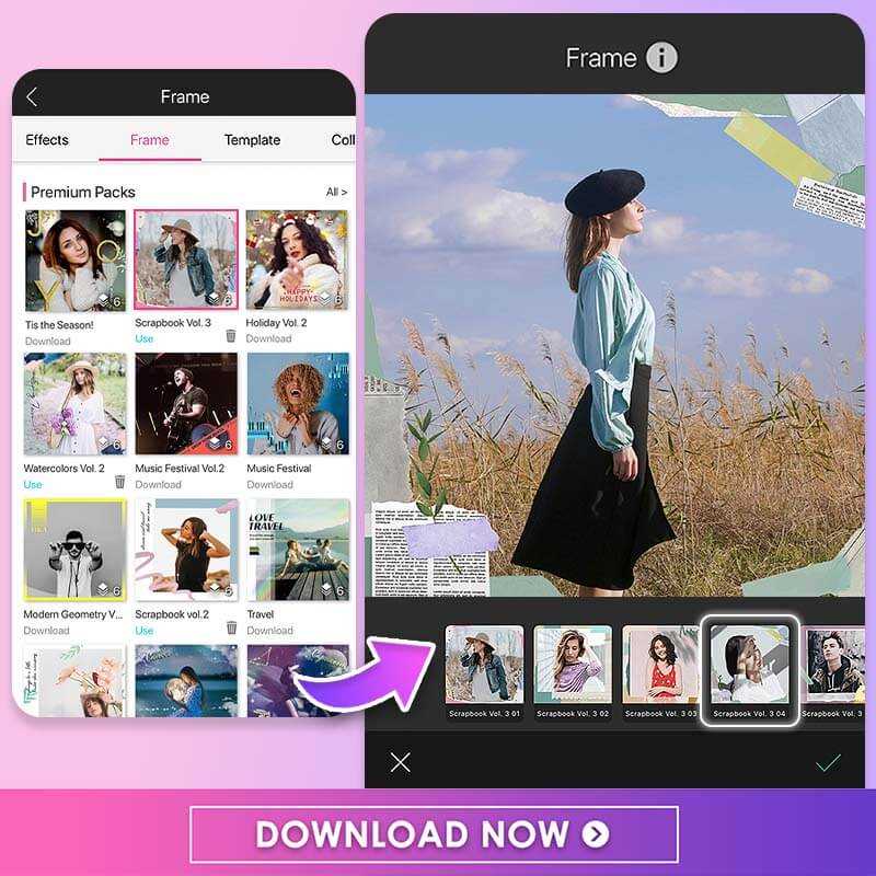 Find the perfect frame for your photo with the new app Frames